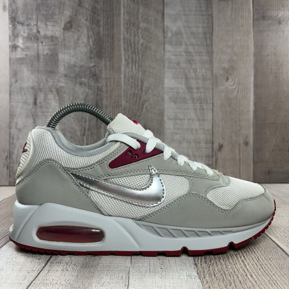 Nike Air Max Correlate Womens Size 7.5 Running Shoes Sneakers White Gray Fuchsia - Picture 7 of 14